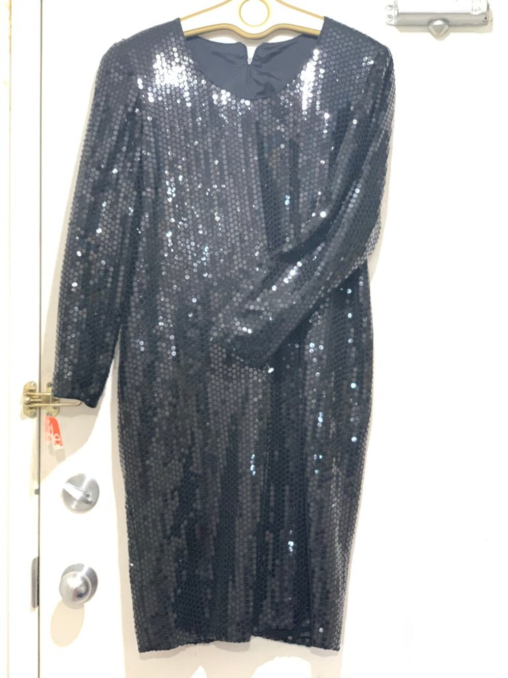 NEW VINTAGE STEFANIA GRACILE MADE IN CANADA FORMAL SEQUIN MIDI DRESSES SIZE 14